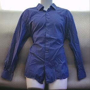Men's Signature Slim Fit Jones New York Button Down Shirt Size XL